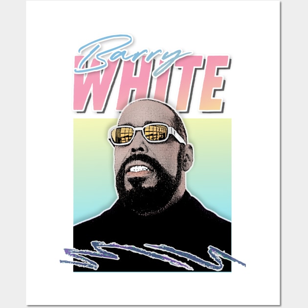 Barry White //// Soul Aesthetic Fanart Design Wall Art by DankFutura